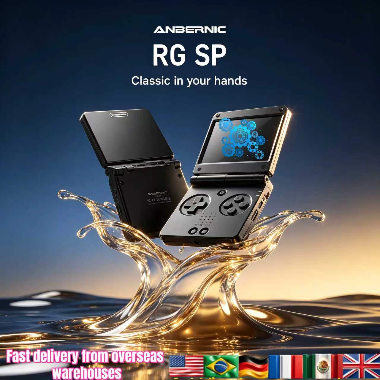 Retro Gaming For Tv - Портативная игровая консоль Anbernic RGSP Flip