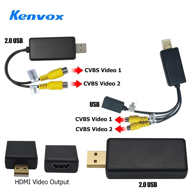 Composite Rca Cable - Кабель Kenvox Android USB с видеовыходом