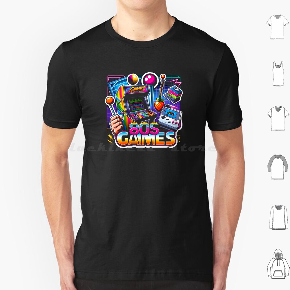 Game Retro Gaming - Vintage Games T Shirt 6xl Cotton