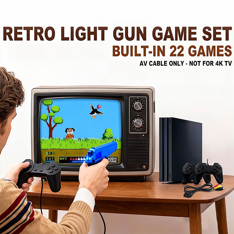 Retro Gaming Console Gun - Игровая консоль в стиле PS4 с