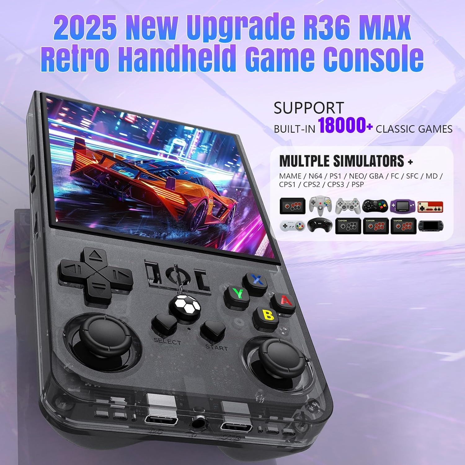 Игровая консоль FLLBW R36 Max  – обзор и цена Retro Gaming For Tv