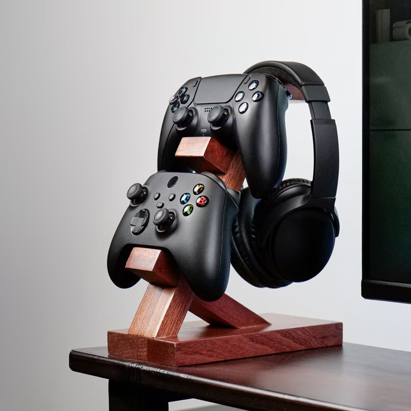 Деревянная подставка для контр – обзор и цена Retro Gaming Headset