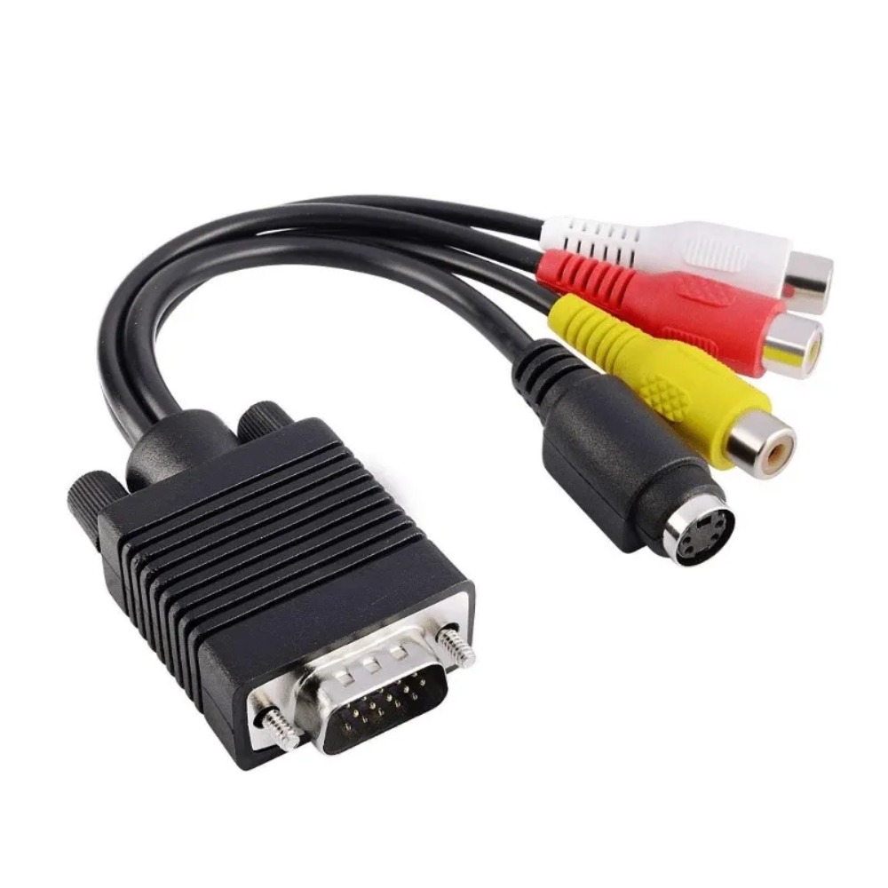 Кабель-адаптер VGA-S-Video 3 R – обзор и цена Composite Rca Cable