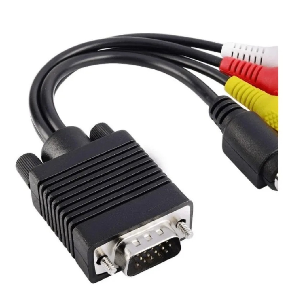 Кабель-адаптер VGA-S-Video 3 R – обзор и цена Composite Rca Cable