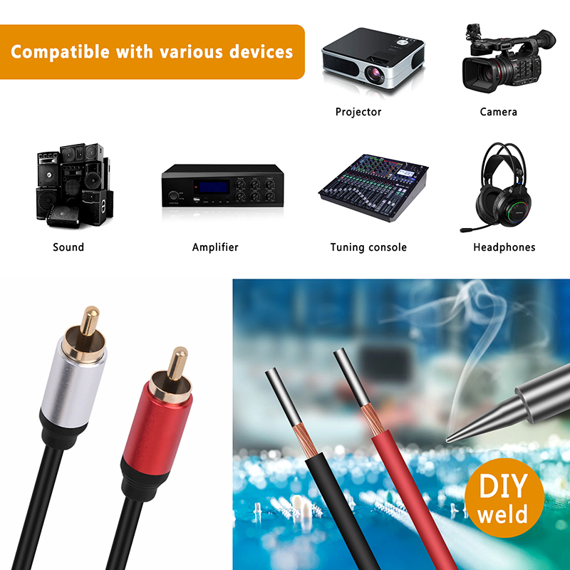 1 шт. провод для динамика, RCA – обзор и цена Composite Rca Cable