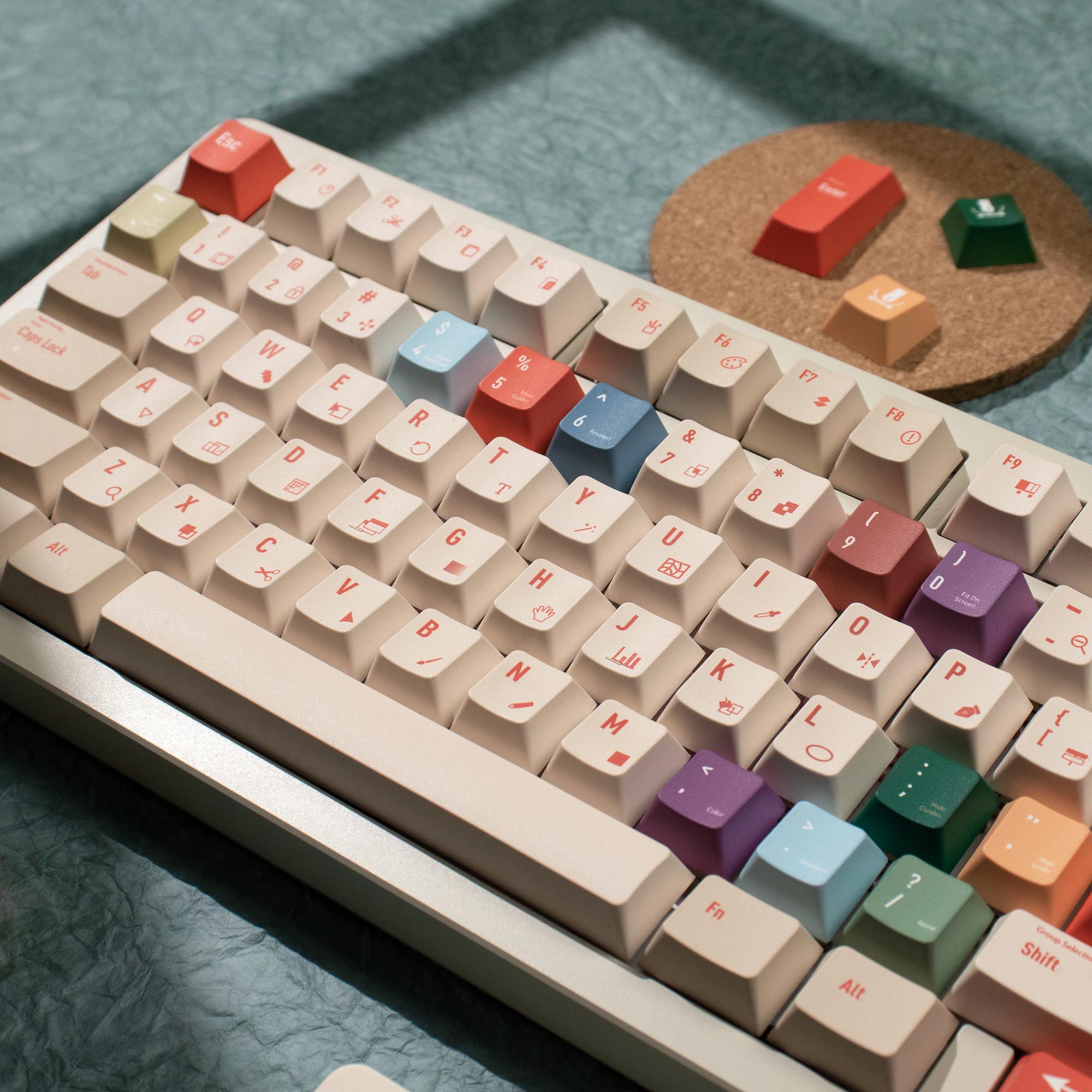 Клавиши Illustrator Keycaps DY – обзор и цена Retro Gaming Keyboard