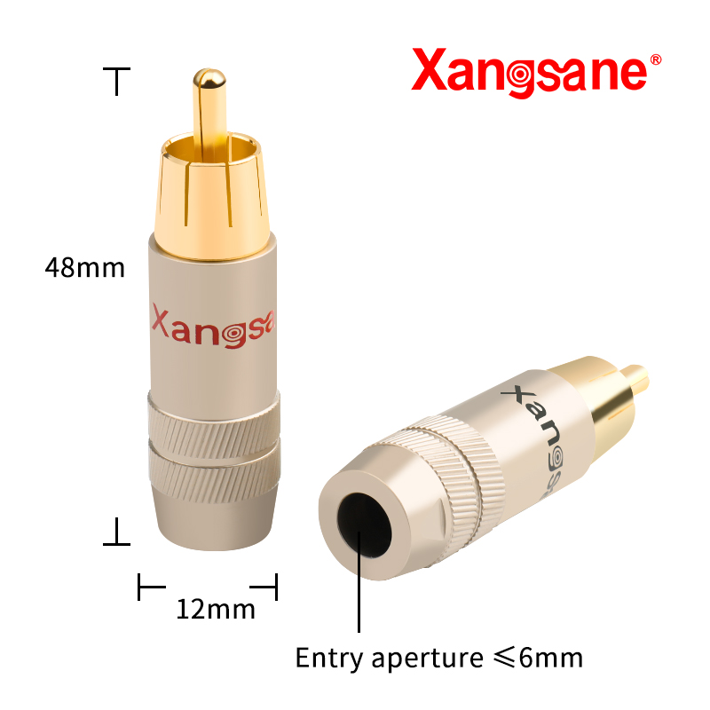 Xangsane 4 шт. RCA-разъем из ч – обзор и цена Composite Rca Cable