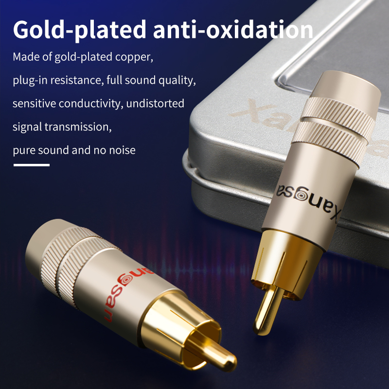 Xangsane 4 шт. RCA-разъем из ч – обзор и цена Composite Rca Cable