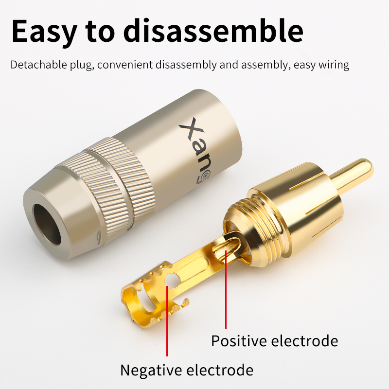 Xangsane 4 шт. RCA-разъем из ч – обзор и цена Composite Rca Cable