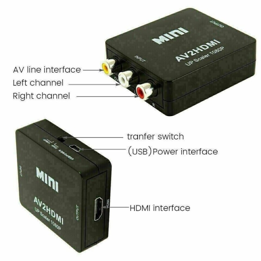 Адаптер, совместимый с AV-HDMI – обзор и цена Composite Rca Cable